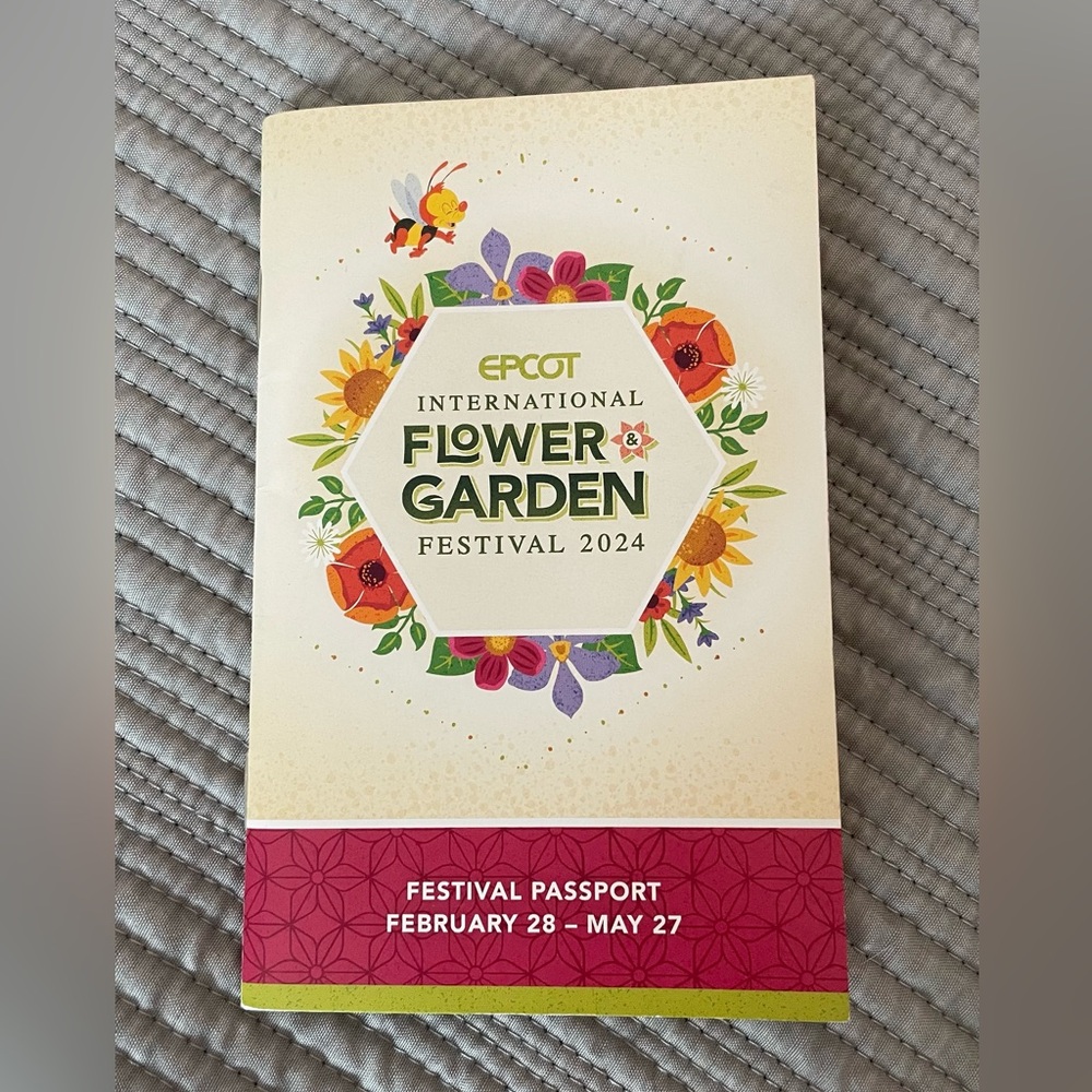 Epcot Flower Garden Festival Passport 2024